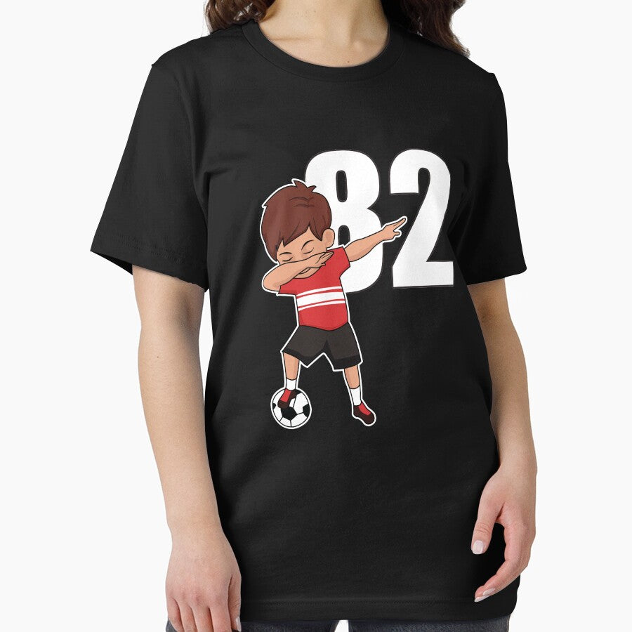 Awesome Soccer Player Number 82 Soccer Athlete Athletic Sports Team by VollLaser