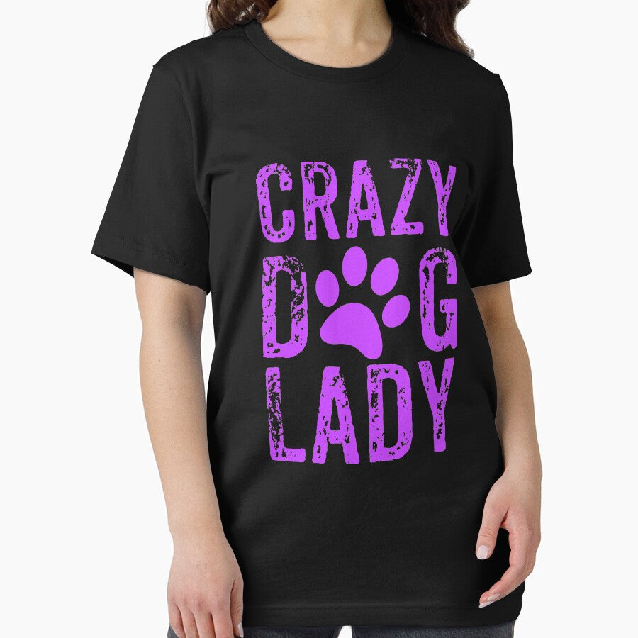 Crazy Dog Lady Purple Design, Crazy Dog Mom, Dog Lady by Designs4Less