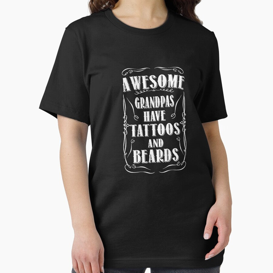 Awesome Grandpas Have Tattoos And Beards by BUBLTEES