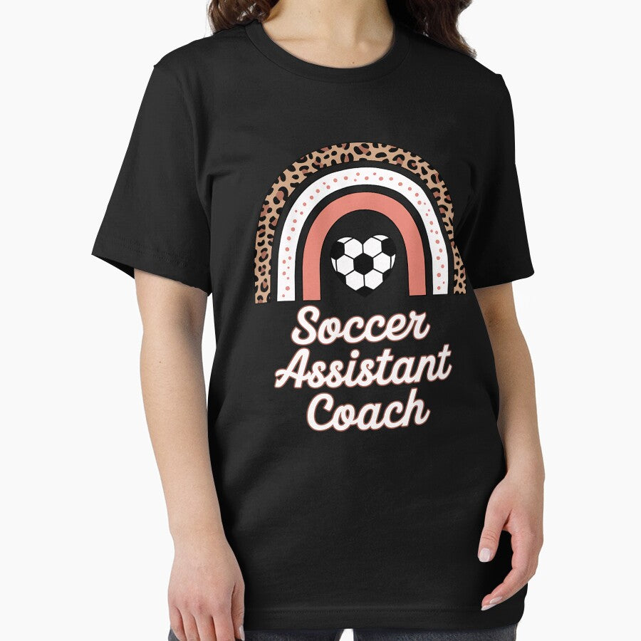 Soccer Assistant Coach Boho Rainbow Soccer by gerardostokes