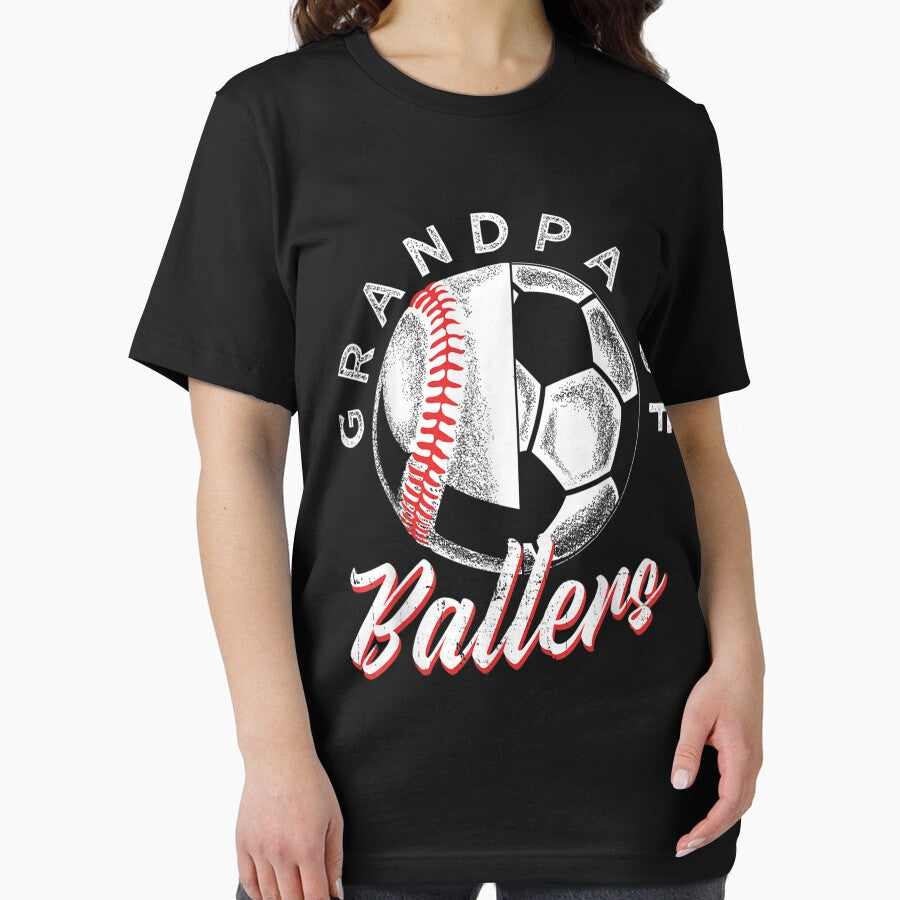 Grandpa Of Ballers Soccer Baseball Player by Christina Medina