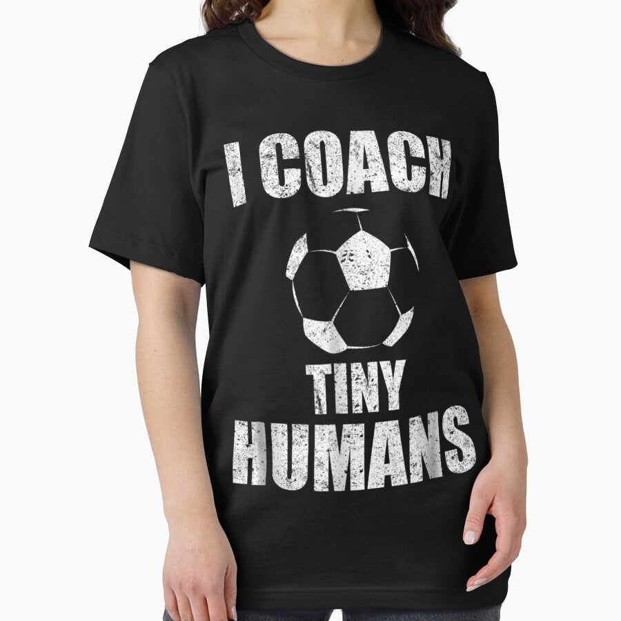 I Coach Tiny Humans Soccer Sport Teacher Distressed by MartinStudio