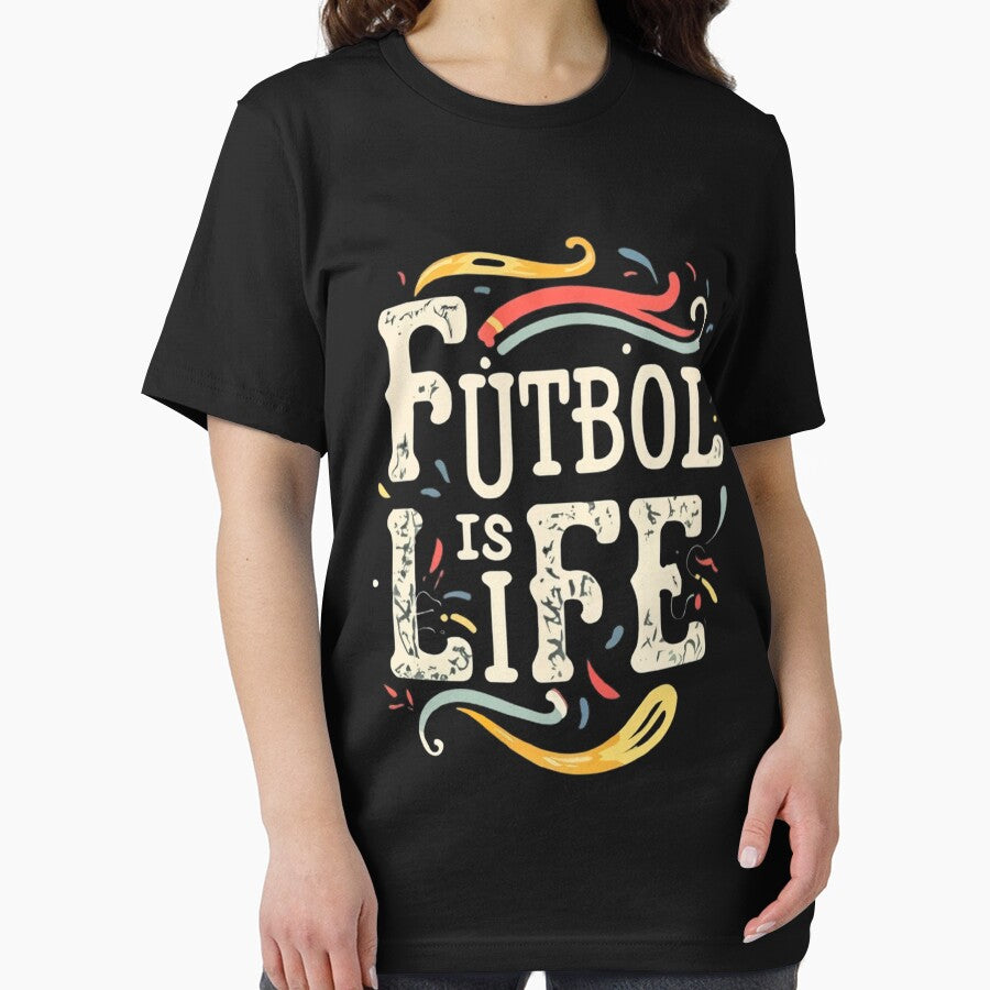 Futbol Is Life Modern Soccer Fan Classic T-Shirt by hero08