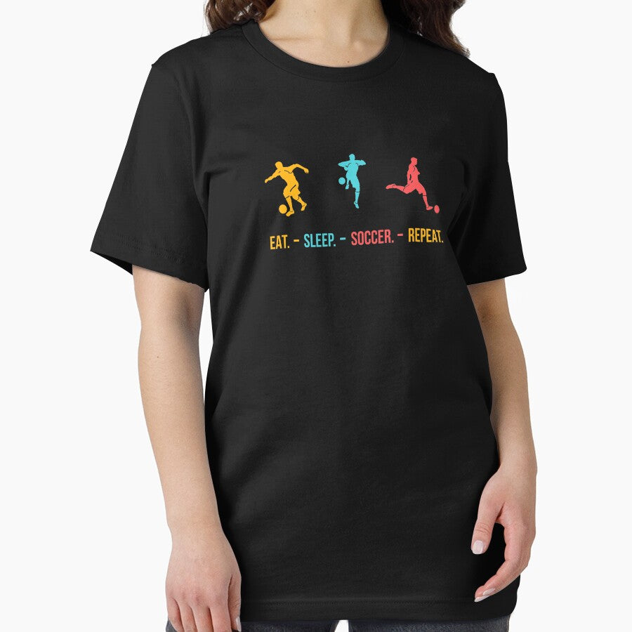 Eat Sleep Soccer Repeat - Soccer lover by DahiyaTees