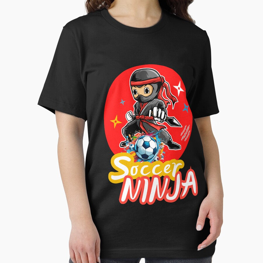 Soccer Ninja Cute Football Player by TeeVibesshop