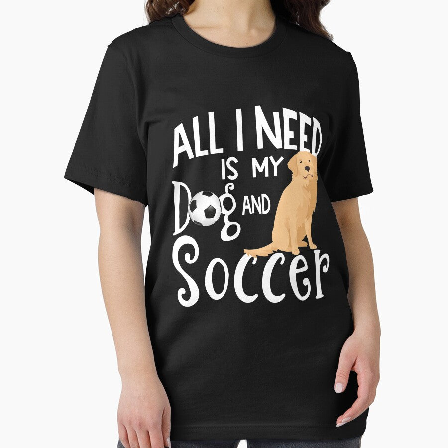 Golden Retriever Dog And Soccer by tncgifts