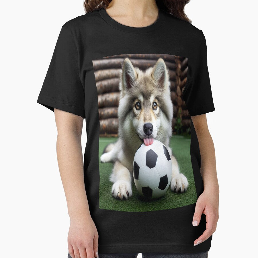 dog playing ball3 by E.D.CH designs.