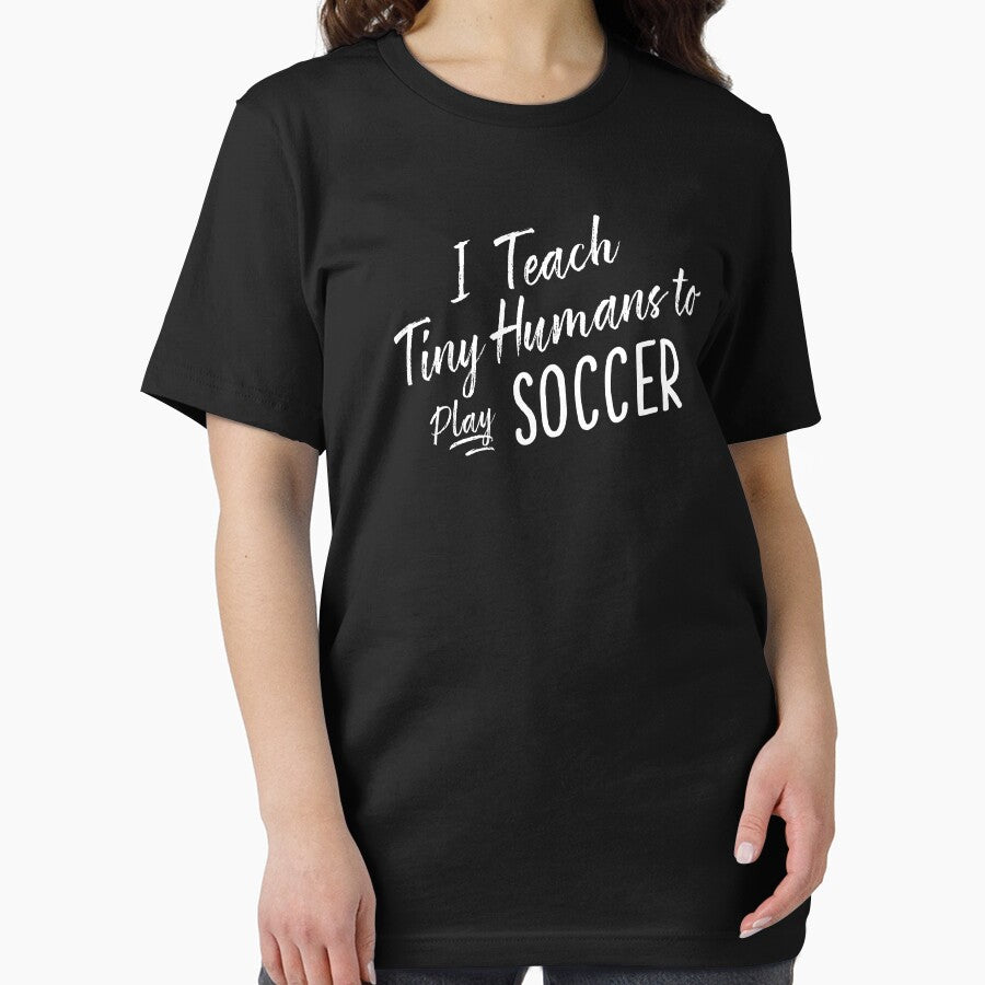 Cute Funny Soccer Coach Gift Tiny Humans Youth Soccer by MintedFresh