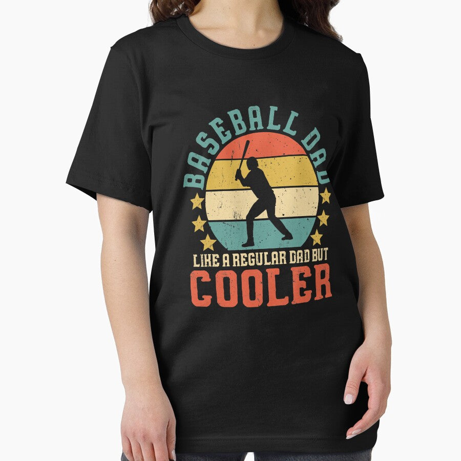 Baseball Dad Like A Regular Dad But Cooler Funny Baseball Lover Father's Day Essential T-Shirt Hoodie, Sweatshirt
