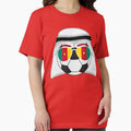 Cameroon Flag inside Sunglasses on a Soccer ball Wearing a Keffiyeh Essential T-Shirt Hoodie, Sweatshirt | CoreVibeTees.com
