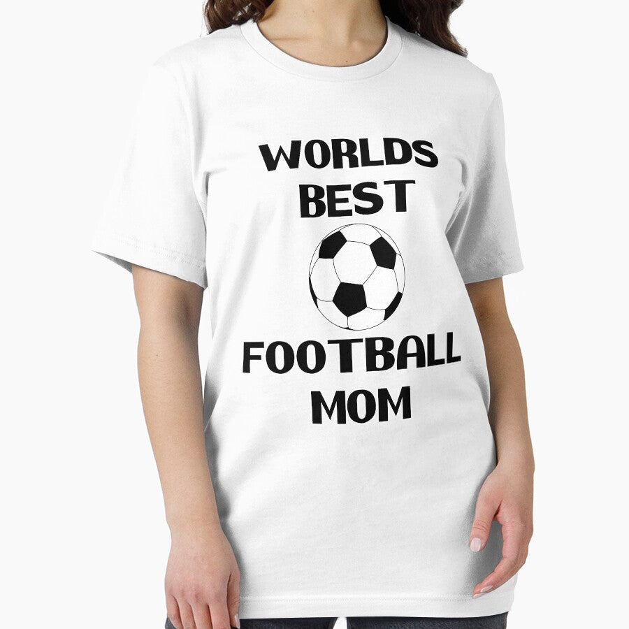 Worlds Best Soccer Football Mom Best Loving Mother Quote Graphic by DoctorParanoid