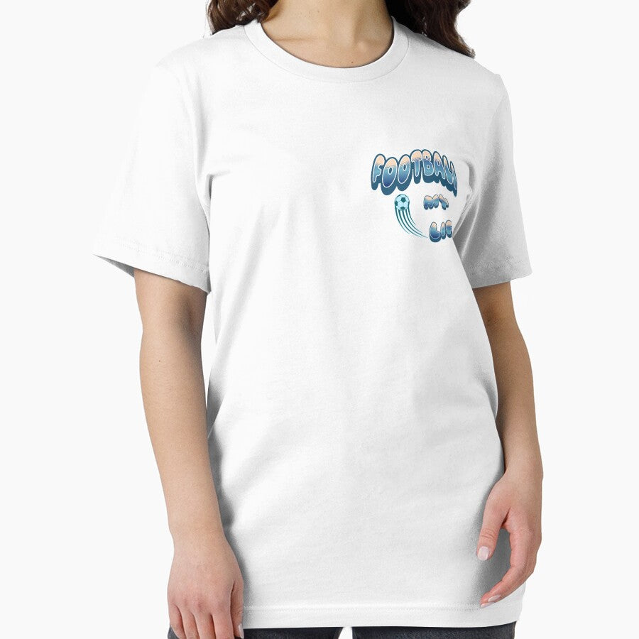Football my Life - classic retro T-shirt Design by dave-elf