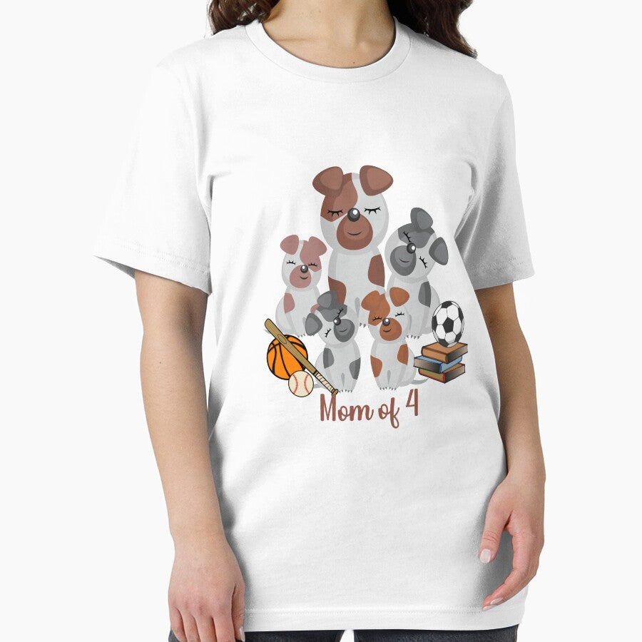 Dog Mama - Mom of 4 by Bliss Find And Design