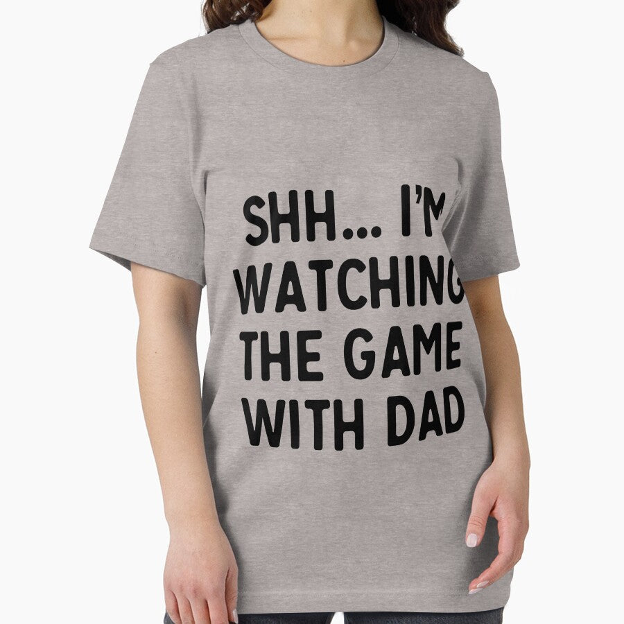 Shh...I'm watching the game with dad by familyman