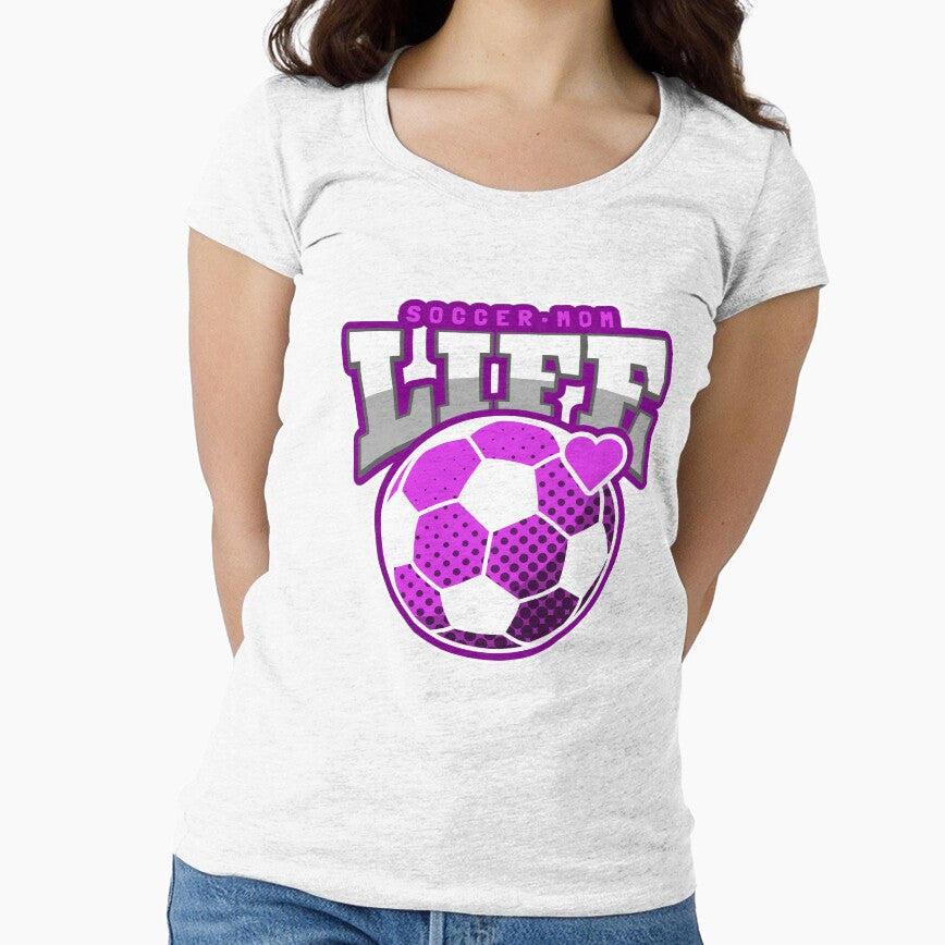 Copy of  Soccer Mom Life Heart Mother's Day by davestees506