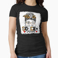 Messy Bun Loud and Proud Soccer Mom Mothers Day by JonathanJeffrey