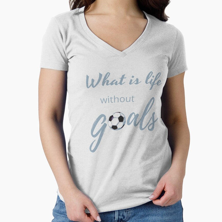 What Is Life Without Goals - Light Blue by ryanwfraser