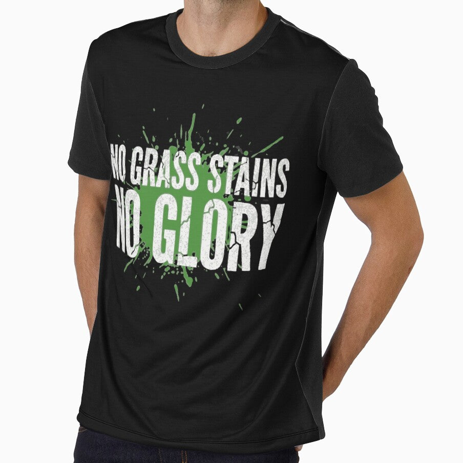 No Grass Stains No Glory Funny Soccer Player by Lulustarfox