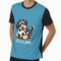 Life is a Game – Soccer Scruffy Dog Illustration by PAPIRO SIGLO XXI