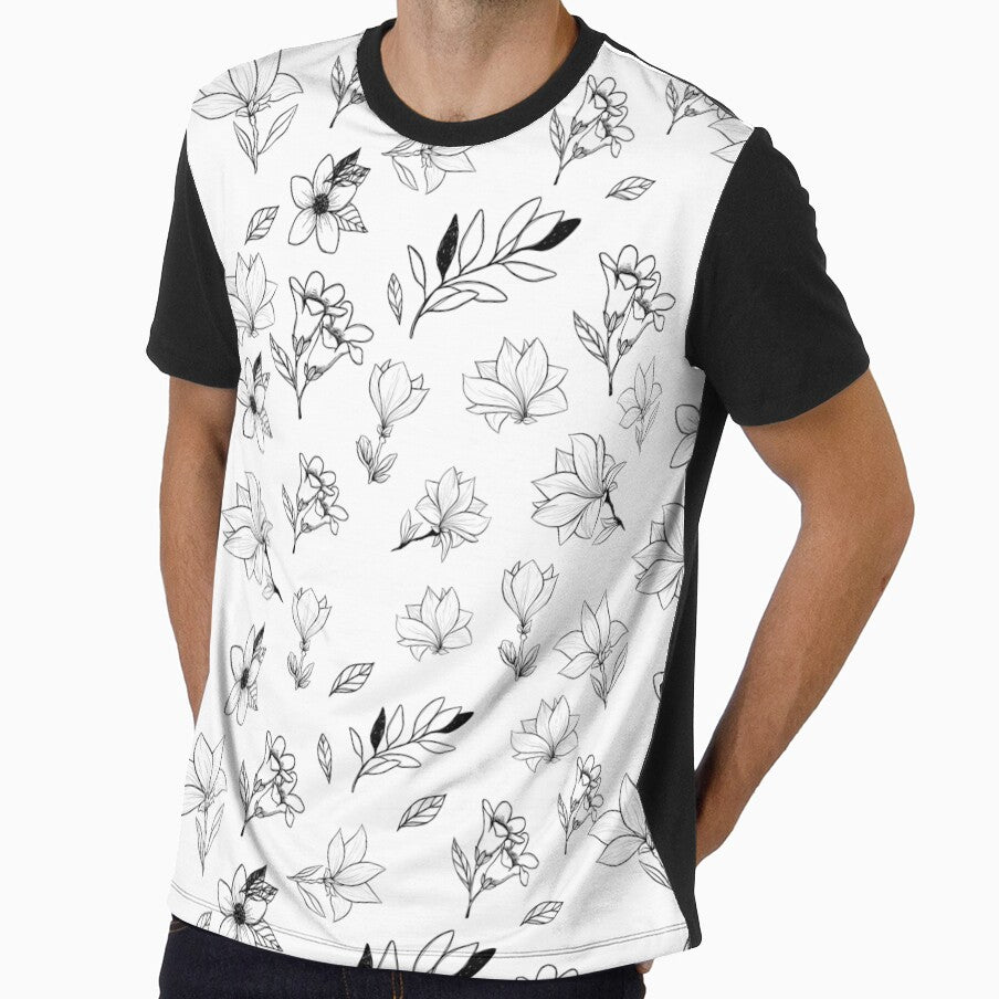 Minimalist Yoga Floral Artistic funny patterns by Art Wear Nation