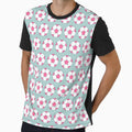 Pink Soccer Ball Pattern On Slate Blue by SharksOnShore
