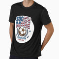 Vintage USA Soccer Mom Retro American Flag Football Fan by Fatomfatom