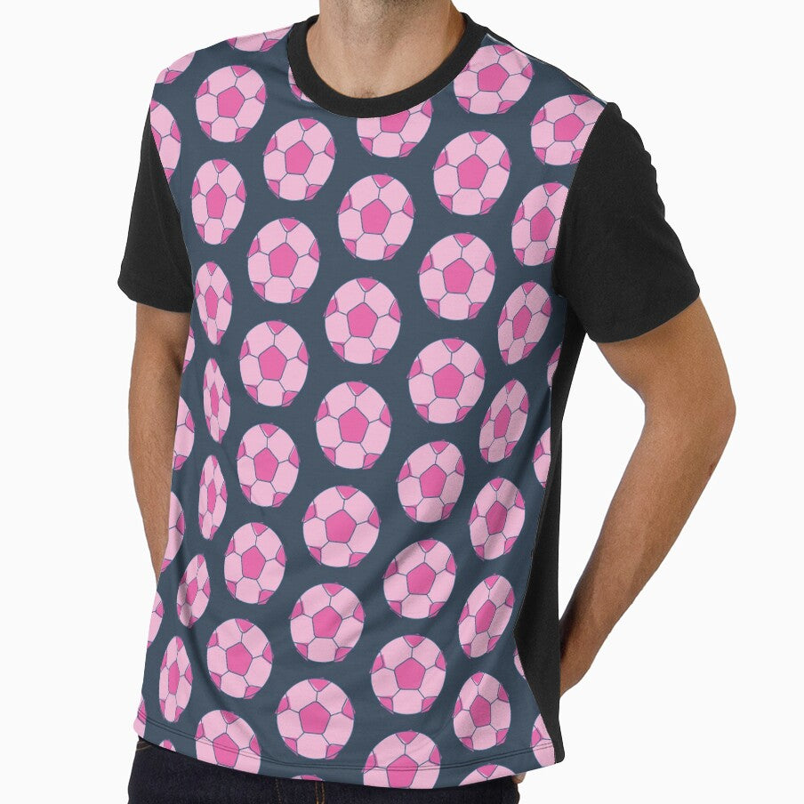 Power Pink Soccer Ball Pattern by SharksOnShore