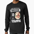 I Just Want To Play Soccer Staffordshire Bull Terrier Dog by beatabea