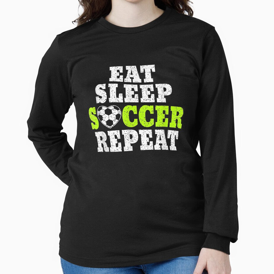 Sport Player Eat Sleep Soccer Repeat Gift by vivanbess