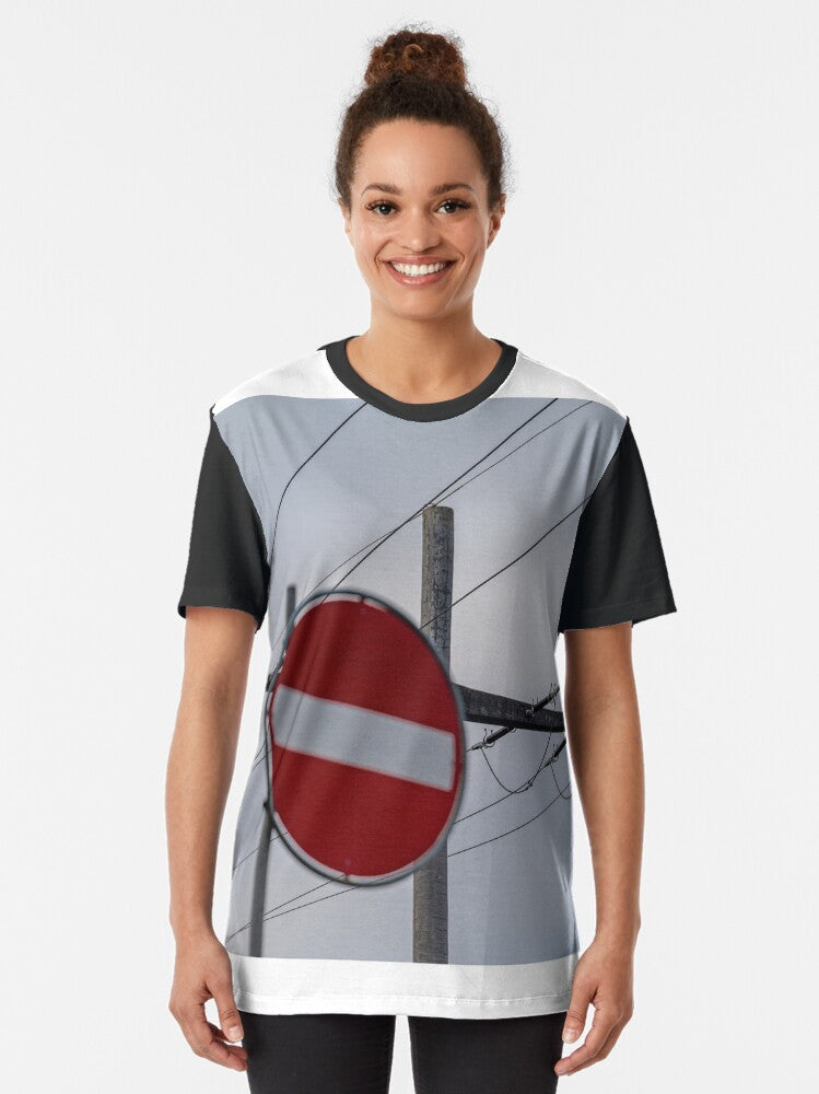 one-way street electricity Graphic T-Shirt Hoodie, Sweatshirt | CoreVibeTees.com (Image 2)