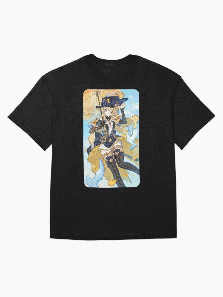 Navia | Genshin Impact Oversized T-Shirt Style001 Hoodie, Sweatshirt | CoreVibeTees.com (Image 3)