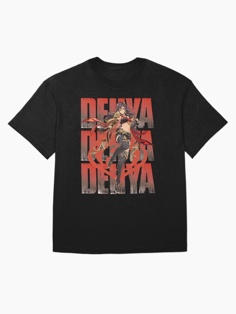 GENSHIN IMPACT | DEHYA Oversized T-Shirt Hoodie, Sweatshirt | CoreVibeTees.com (Image 3)