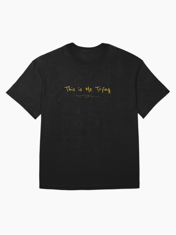 This is Me Trying Shirt Oversized T-Shirt Hoodie, Sweatshirt | CoreVibeTees.com (Image 3)