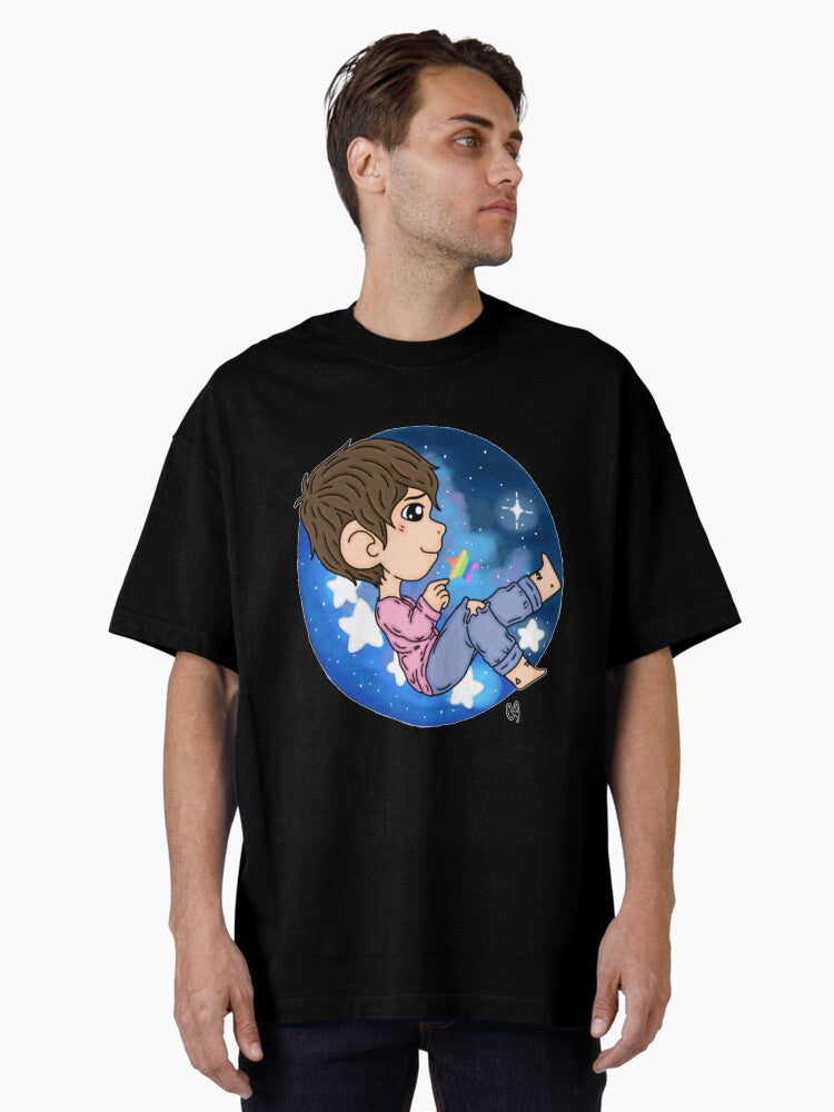 Star Boy Oversized T-Shirt Hoodie, Sweatshirt | CoreVibeTees.com (Image 1)