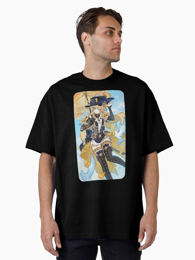 Navia | Genshin Impact Oversized T-Shirt Style001 Hoodie, Sweatshirt | CoreVibeTees.com (Image 1)