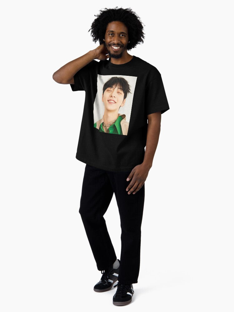 TXT Soobin smile 2022 photoshoot - Elle Men Oversized T-Shirt Hoodie, Sweatshirt | CoreVibeTees.com (Image 4)