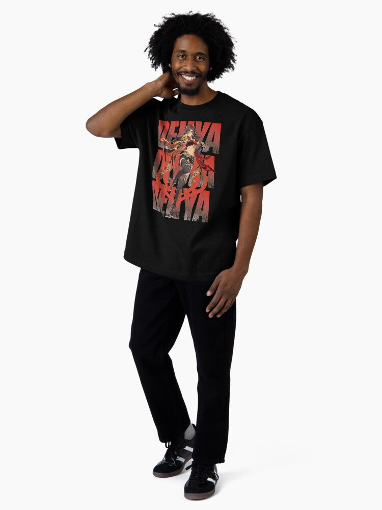 GENSHIN IMPACT | DEHYA Oversized T-Shirt Hoodie, Sweatshirt | CoreVibeTees.com (Image 4)