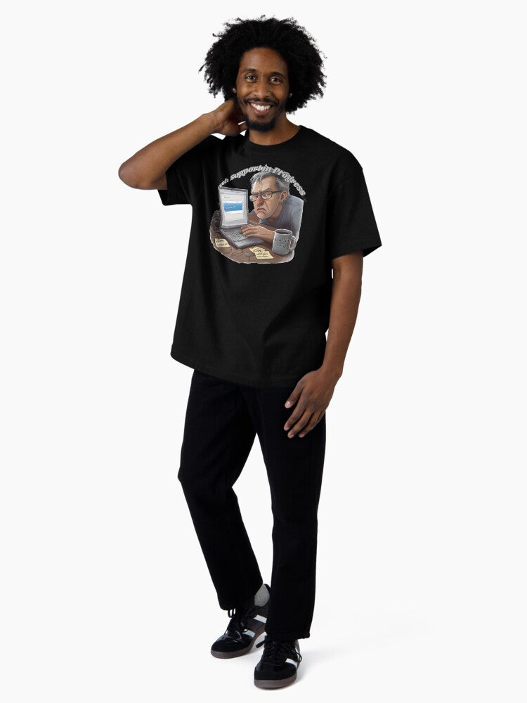 Ctrl + Alt + Nap | Funny Tech Support Design Oversized T-Shirt Hoodie, Sweatshirt | CoreVibeTees.com (Image 4)