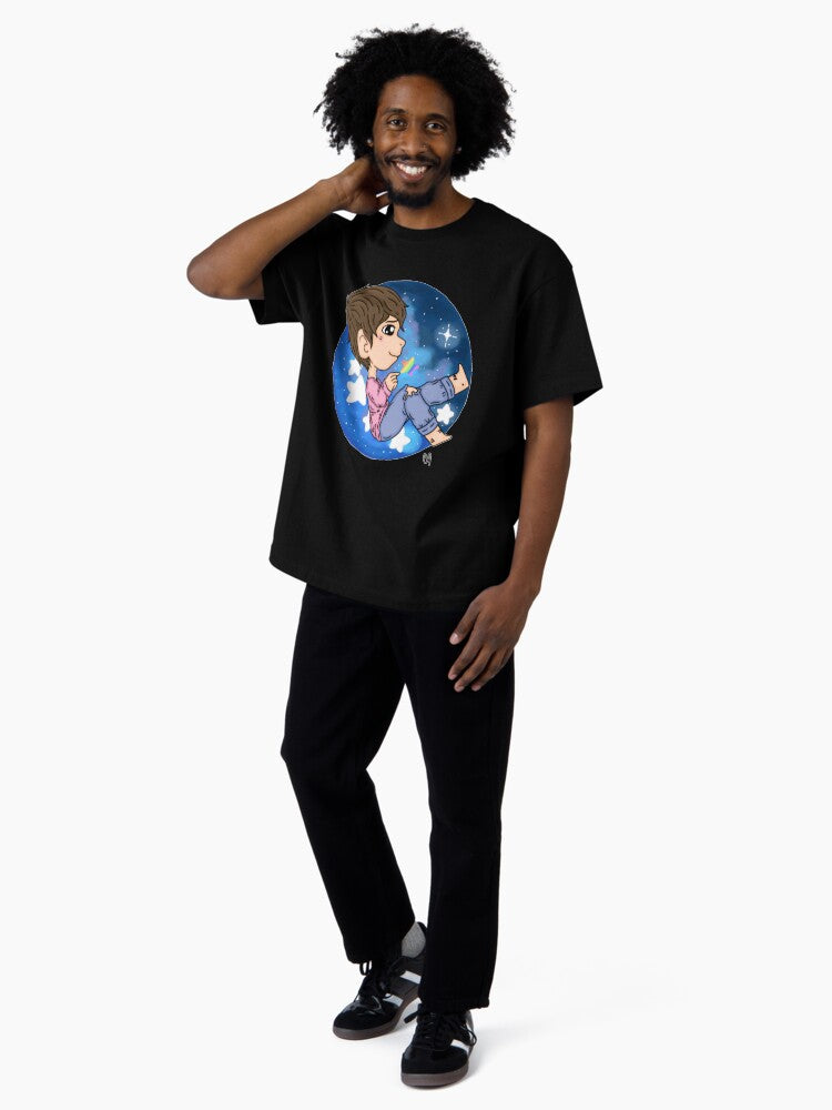 Star Boy Oversized T-Shirt Hoodie, Sweatshirt | CoreVibeTees.com (Image 4)