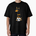 Funny Doberman Pinscher Dog Playing Soccer by Nature's Fancy