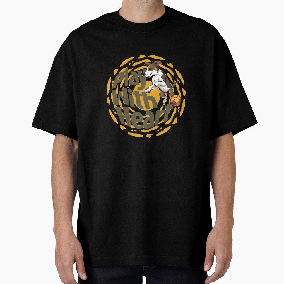 Play With Heart by Paw Print Tee