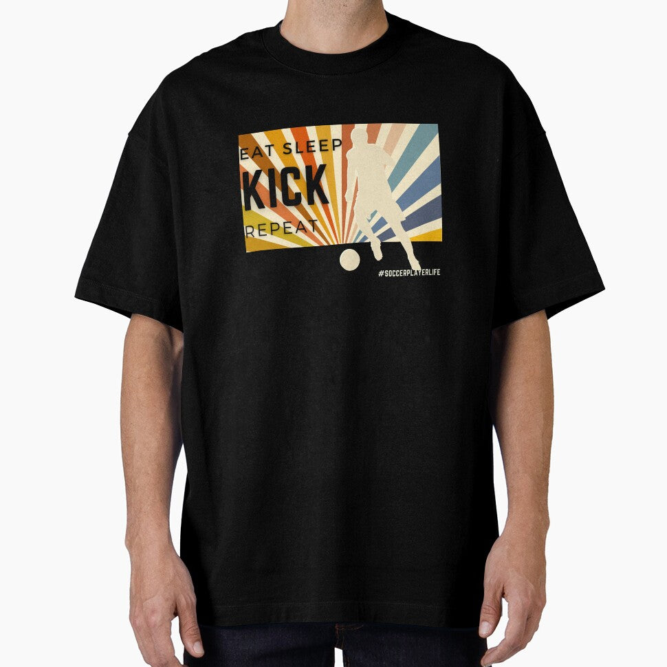 Eat Sleep Kick Repeat T Shirt by Be Chill