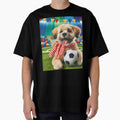 Funny Animals Playing Soccer Football Team, Kids Sports Animal Lover Gift, two by E.D.CH designs.