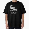 eat sleep soccer repeat funny cool soccer gift football fan by Panda  Art