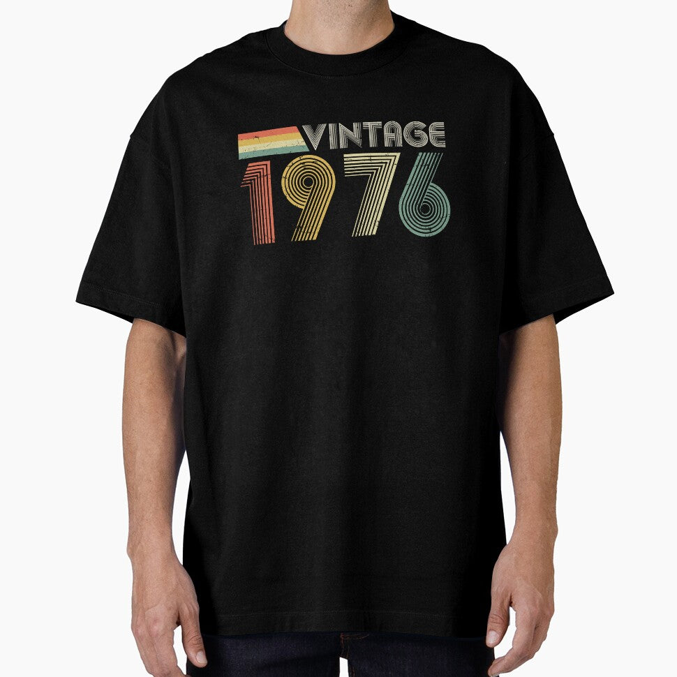 Vintage 1976, 50th Birthday Gift (Distressed Design) by RicardoTito