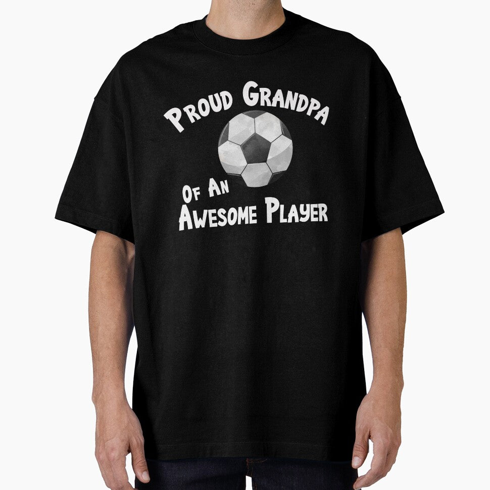 Soccer Football Proud Grandpa Of An Awesome Player Fan Designs by SpiritWestDesig