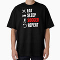 Eat Sleep Soccer Repeat Red by Web CreationsNL