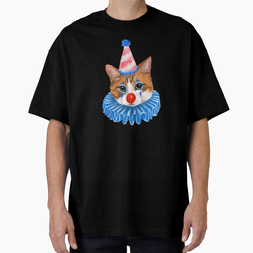 Silly Clown Cat by Cassie Duff