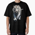 White Tiger Playing Soccer by KVB Design