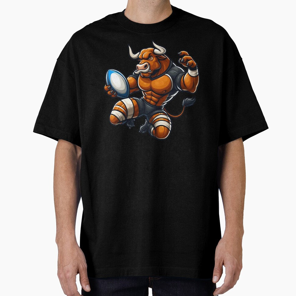 Bull playing Rugby - Football by TimeToMap